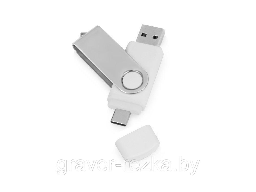 USB/USB Type-C флешка на 16 Гб «Квебек C» (06.16) - фото 1 - id-p137308637