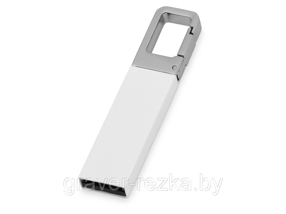 Флеш-карта USB 2.0 16 Gb с карабином "Hook" - фото 1 - id-p137308760