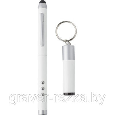 Ручка шариковая с лазерной указкой и брелок - фото 2 - id-p137309149