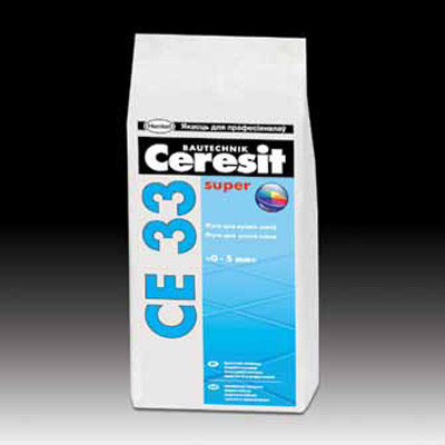 Фуга Ceresit CE-33 серая № 07 2 кг. - фото 1 - id-p10394851