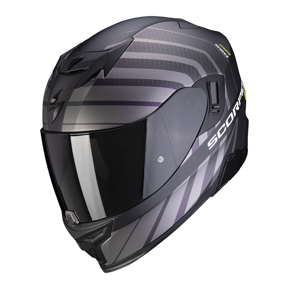 Шлем SCORPION EXO-520 AIR SHADE Matt Black-Neon yellow XS