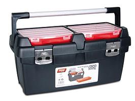 Ящик для инструмента пластмассовый с лотком  TAYG 600
