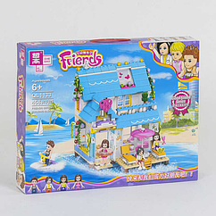 Детский игровой набор конструктор " Летний домик на воде"Zhe Gao Френдс (Friends) 458 деталей (QL1133)