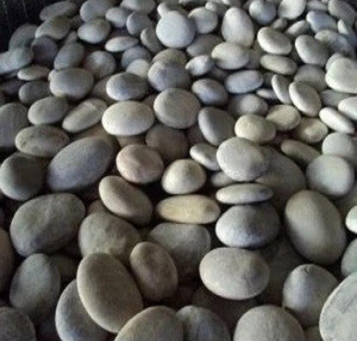 Декоративный, природный, натуральный камень, галька / River flat pebbles / Турция / 5- 10 см.
