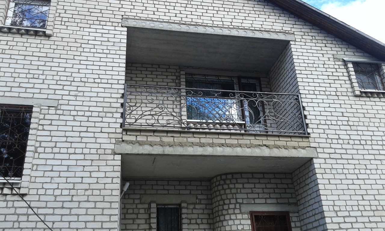Кованное перила уличное балконное - фото 6 - id-p137324072