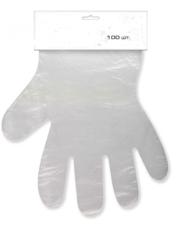 Перчатки полиэтиленовые одноразовые с отрывом р-р L 100шт/уп(работаем с юр лицами и ИП)