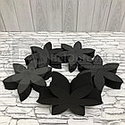 Латексный спонж для макияжа Цветок 6 лепестков 9х9 см, черный, фото 8