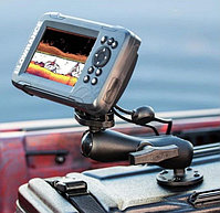 Площадка RAM-S-111U 16х5 см, муфта 140 мм, секретка, шары 38 мм (1,5"), фото 5
