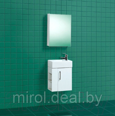 Шкаф с зеркалом для ванной Акваль Паола 50 / EP.04.50.01.N - фото 3 - id-p137369499