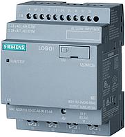 Логический модуль Siemens LOGO! Pure 24RCEo: питание =24 В: DI 8 =24 В; DO 4 реле, до 10 А на контакт