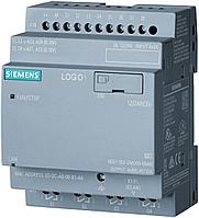 Логический модуль Siemens LOGO! Pure 24СЕо: питание =24В; DI 8х =24 В, опционально 4 импульсных/ аналоговых вх