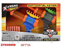 Набор пистолетов X-TREME SHOT, с мягкими патронами, арт.0007- 36AA