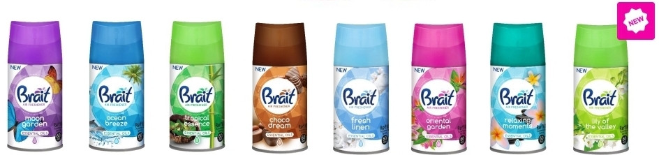 Вкладыш для автоматического освежителя воздуха Brait "FRESH LINEN" (250 мл) - фото 3 - id-p58769293