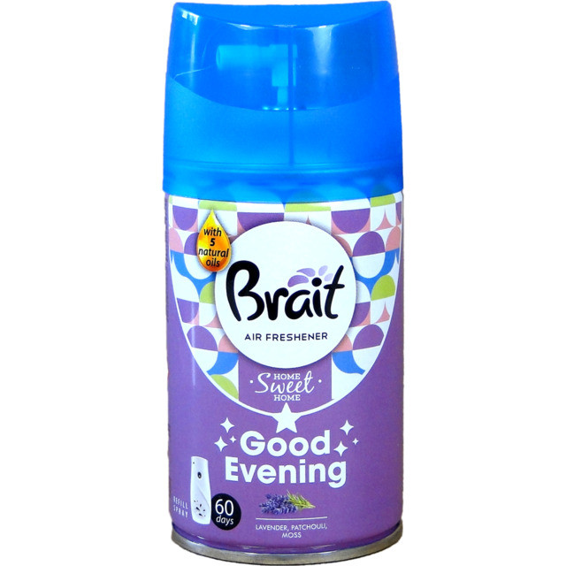 Вкладыш для автоматического освежителя воздуха Brait "FRESH LINEN" (250 мл) - фото 4 - id-p58769293