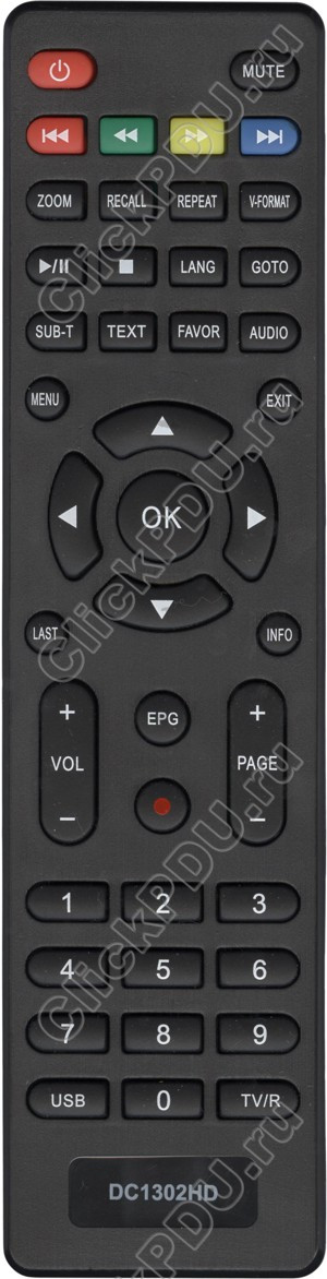 Пульт для LEGEND 1302/1201 D-Color DC1302HD ( DRC-5 ) ic dvb-t2 DC1502HD