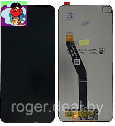 Экран для Huawei P40 lite E с тачскрином, цвет: черный - фото 1 - id-p137398107
