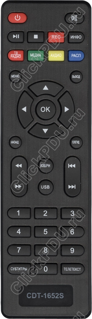 Пульт для Cadena CDT-1651SB, CDT-J5