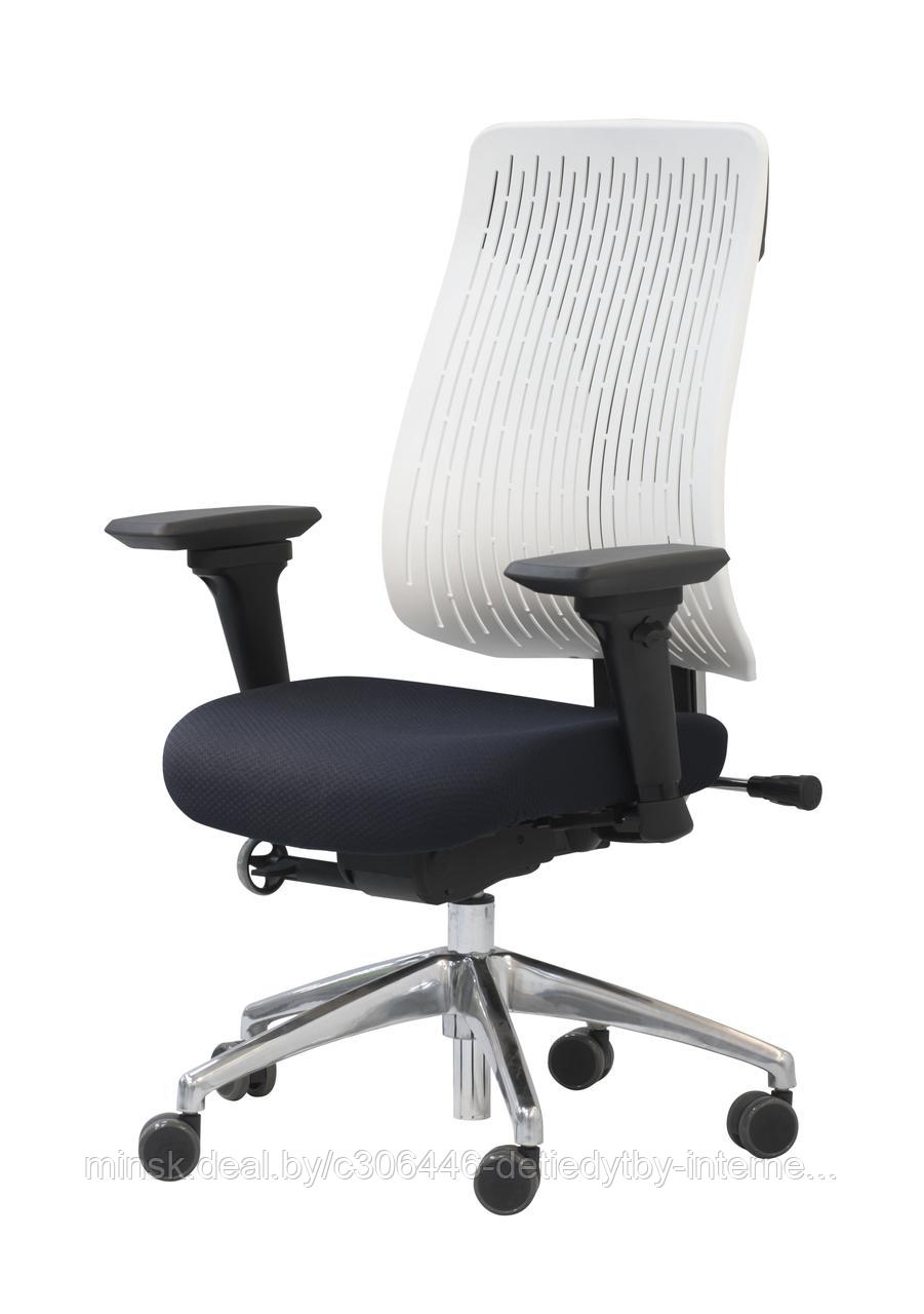 Эргономичный стул-кресло COMF-PRO TRULY полированный алюминий