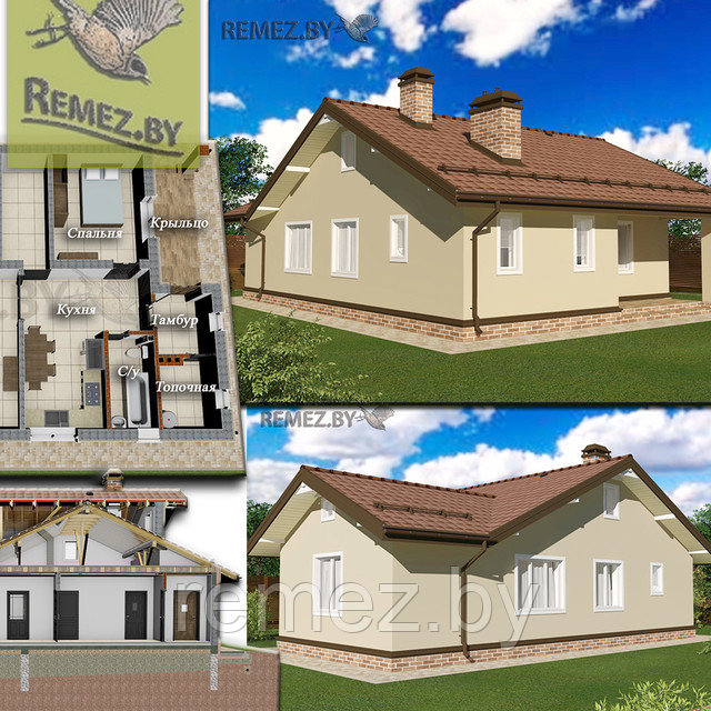 Строительный проект дома на готовом фундаменте