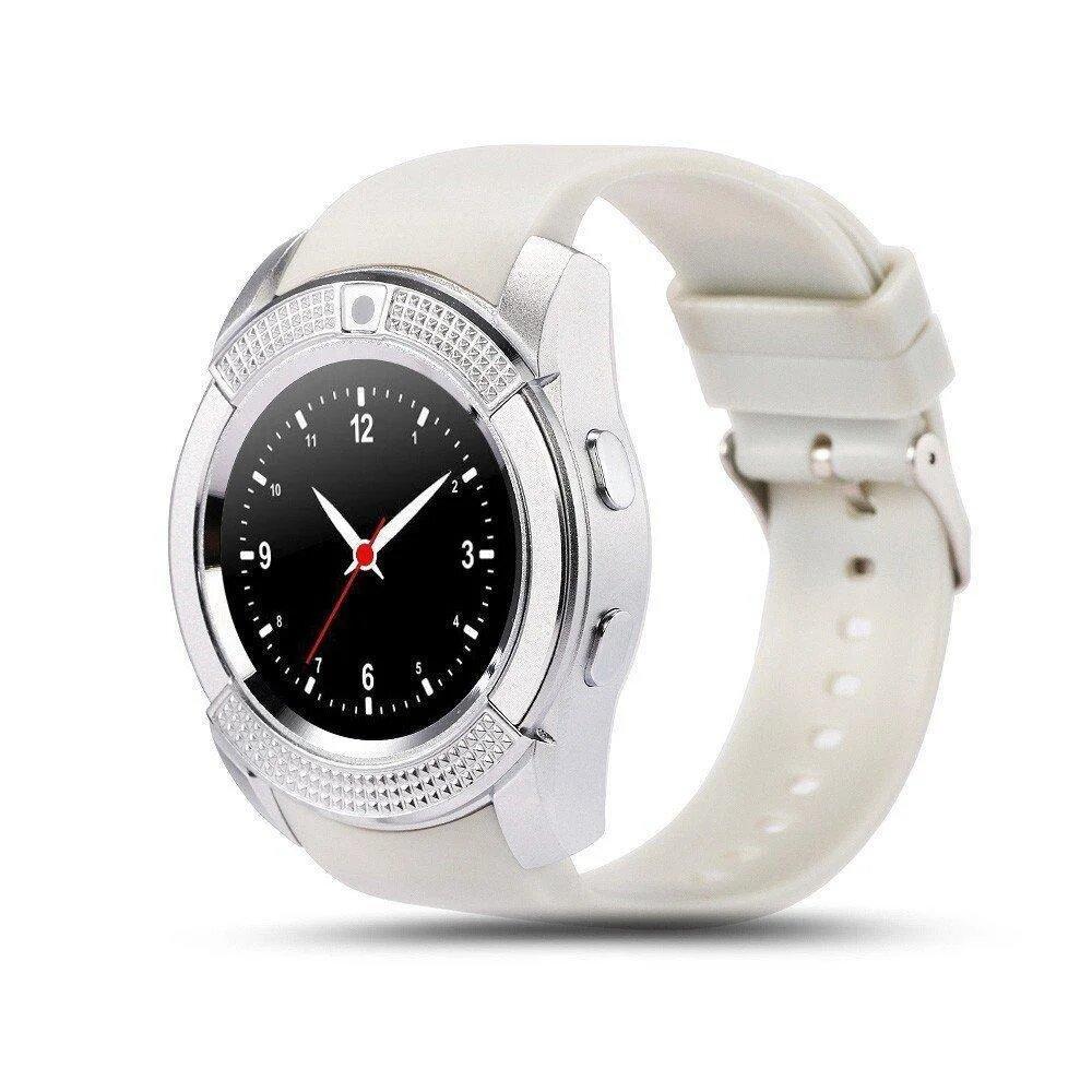 Умные часы Smart Watch Phone V8 (белые)
