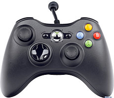 Геймпад Xbox 360 Microsoft проводной (копия) черный