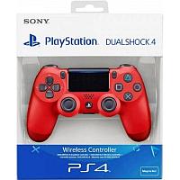 Геймпад PS4 беспроводной DualShock 4 Wireless Controller (Красный) (Реплика), фото 1