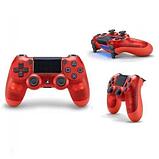 Геймпад PS4 беспроводной DualShock 4 Wireless Controller (Красный) (Реплика), фото 3