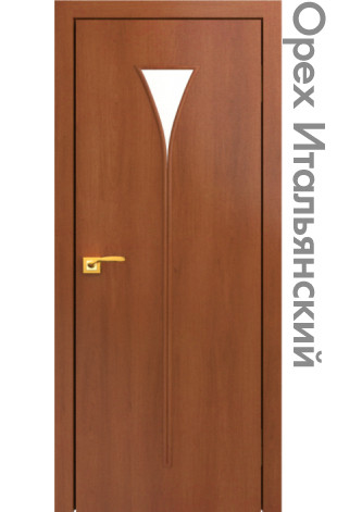 Межкомнатная дверь "СТАНДАРТ" 04 (Цвет - Дуб Белёный; Орех Миланский; Орех Итальянский; Венге) - фото 4 - id-p137493678