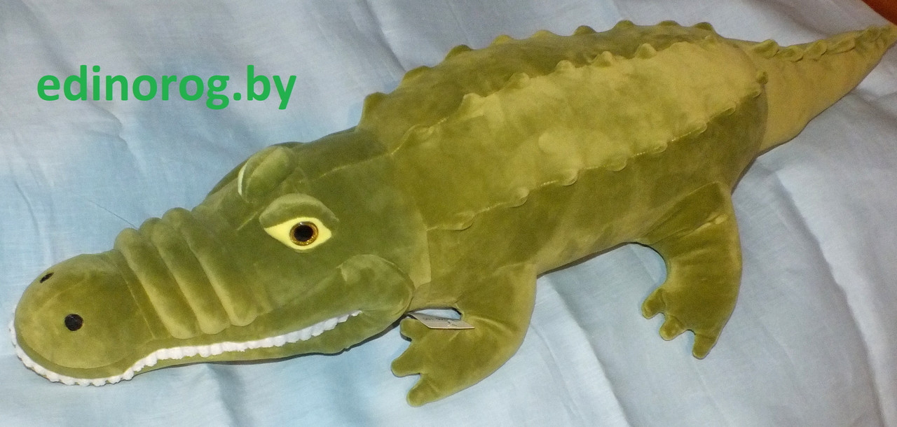 Мягкая игрушка крокодильчик огромный 84 м.+ брелок в подарок