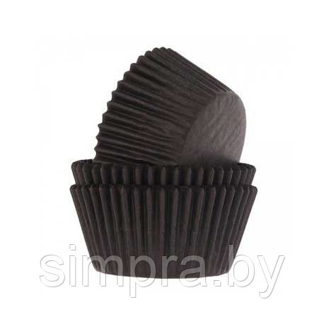 Форма для конфет 29х16мм 100 шт коричневая тарталетка - фото 1 - id-p130333796