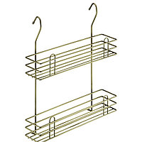 Полка для специй двойная средняя LE-540 ВА бронза