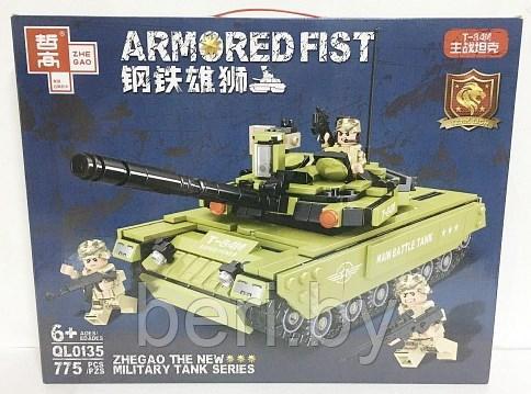 QL0135 Конструктор Zhe Gao Tanks Force, Танк Т84-М, 775 деталей, Аналог Лего - фото 6 - id-p137525400