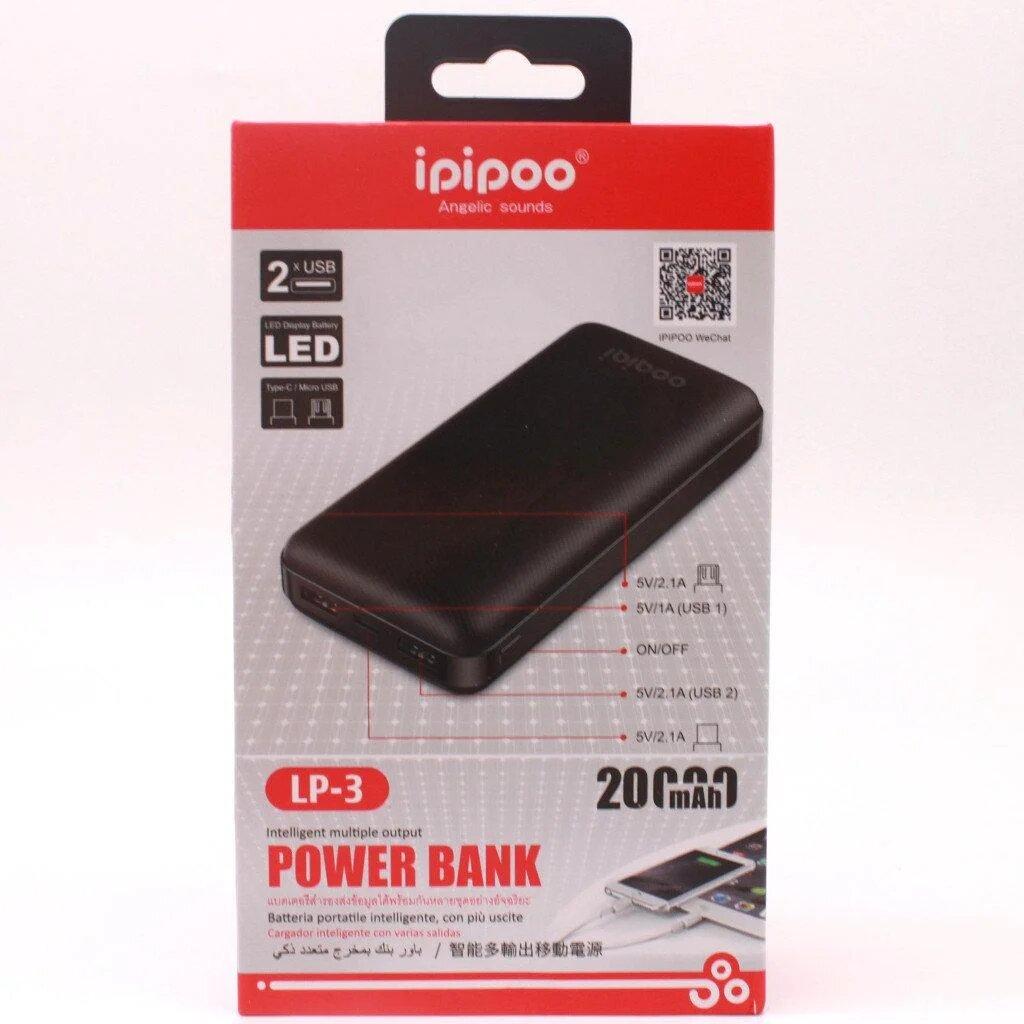 Внешний аккумулятор Power Bank Ipipoo LP-3 (20000mAh) - фото 2 - id-p137529167