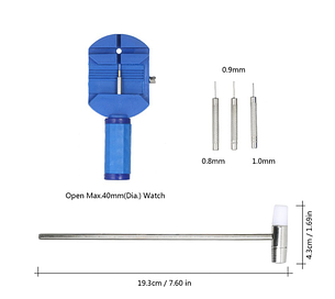 Набор инструмента для ремонта часов KS-87147, 147 в 1, фото 2