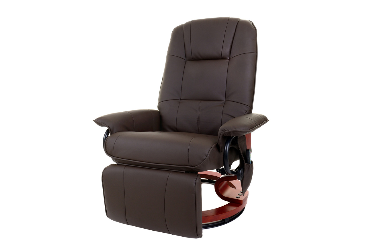 Кресло вибромассажное Calviano с подъемным пуфом и подогревом Funfit 2159 - фото 4 - id-p137536306