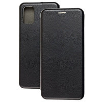 Чехол-книга на основе из силикона Book Case New 3D черный для Samsung Galaxy M31s