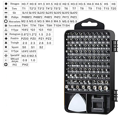 Набор инструмента для ремонта электроники 117 в 1, фото 2