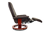 Кресло вибромассажное Calviano с подъемным пуфом и подогревом Funfit 2159, фото 3