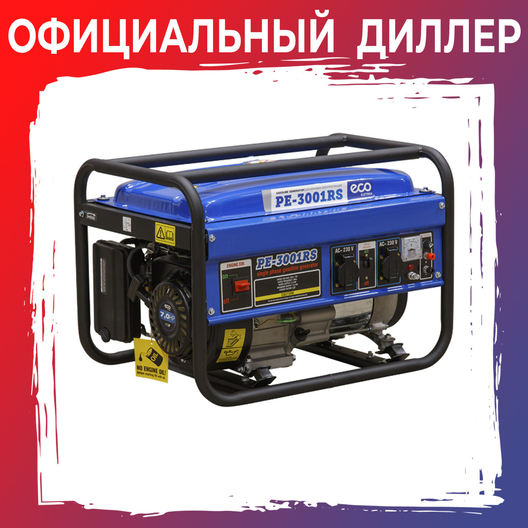 Электростанция (генератор бензиновый) ECO PE-3001RS - фото 1 - id-p137545911