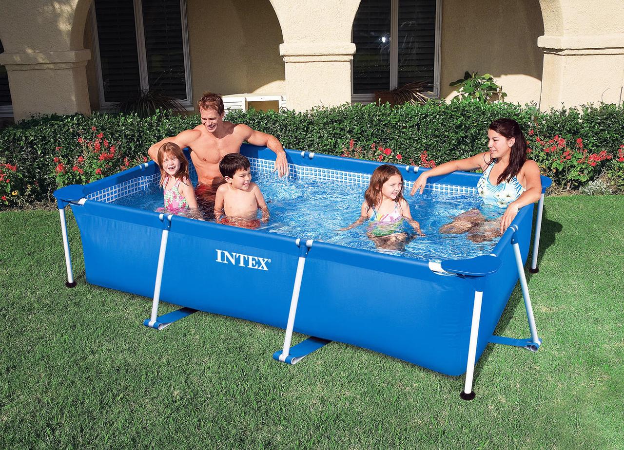 Каркасный бассейн Intex 28272 Rectangular Frame Pool 300x200x75 - фото 2 - id-p137547321