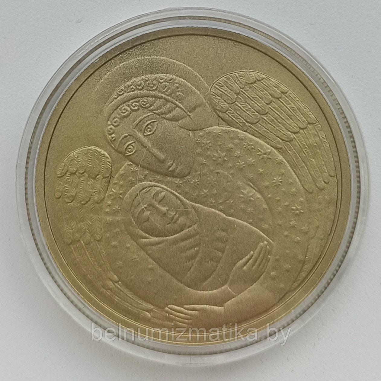 День Ангела, 1 рубль 2019, Медно-никель, #BelCoinArt односторонняя цифровая печать