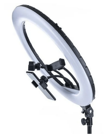Кольцевая светодиодная лампа 45см YQ-460b + штатив 2,1 метра - фото 5 - id-p137551138