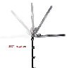 Кольцевая светодиодная лампа 45см YQ-460b + штатив 2,1 метра, фото 2