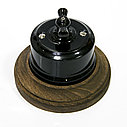 Одинарный проходной ретро выключатель Lindas, цвет черный, фото 3