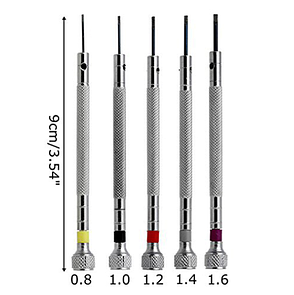 Набор прецизионных отверток для ремонта часов и очков с подставкой KS-87064 ( 9шт.), фото 2
