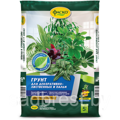 Грунт для декоративно-лиственных Фаско Цветочное счастье 5 л - фото 1 - id-p99679397