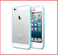 Бампер SGP Neo Hybrid EX Slim Apple Iphone 5 / 5s / SE White/Green (копия)