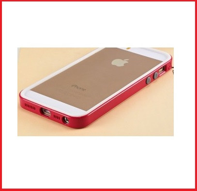 Бампер SGP Neo Hybrid EX Slim Apple Iphone 5 / 5s / SE White/Red (копия)