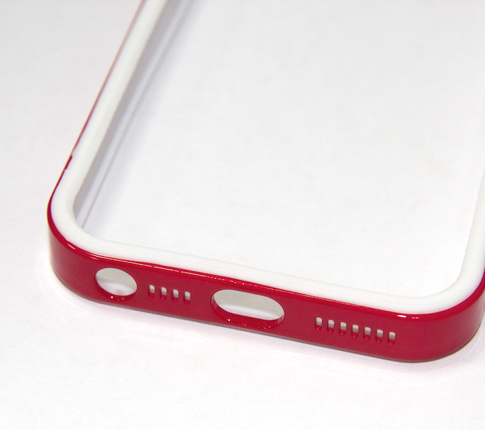 Бампер SGP Neo Hybrid EX Slim Apple Iphone 5 / 5s / SE White/Red (копия) - фото 4 - id-p137611413