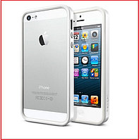 Бампер SGP Neo Hybrid EX Slim Apple Iphone 5 / 5s / SE White (копия)